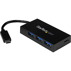 StarTech 4 Port Usb C Hub - Usb-c To 1x Usb-c And 3x Usb-a - Usb 3.0 Hub (5gbps) (HB30C3A1CFB)