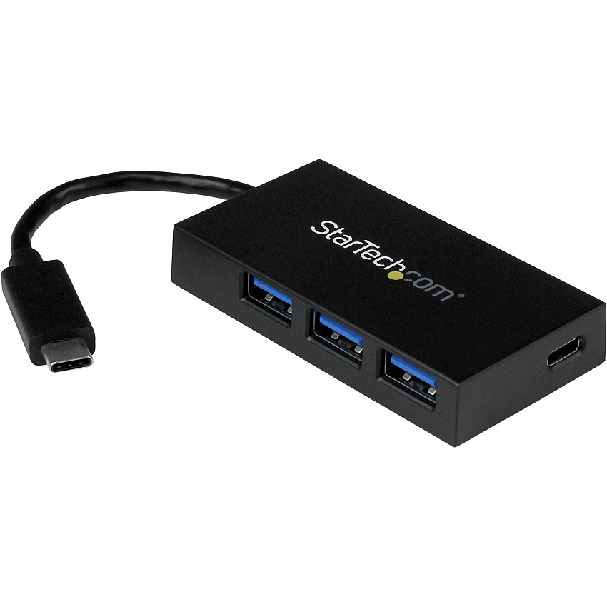 StarTech 4 Port Usb C Hub - Usb-c To 1x Usb-c And 3x Usb-a - Usb 3.0 Hub (5gbps) (HB30C3A1CFB)