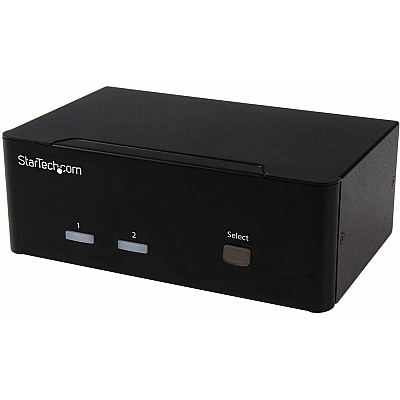 StarTech 2-port Kvm Switch W/ Dual Vga - Usb 2.0 (SV231DVGAU2A)