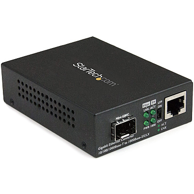 StarTech Fiber Media Converter With Open Sfp Slot (MCM1110SFP)