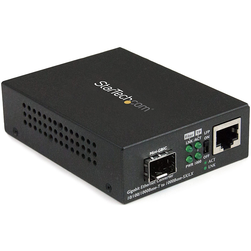 StarTech Fiber Media Converter With Open Sfp Slot (MCM1110SFP)