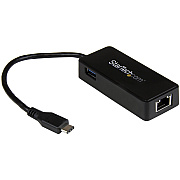 StarTech Usb-c To Gbe Adapter W/ Extra Usb Port (US1GC301AU)