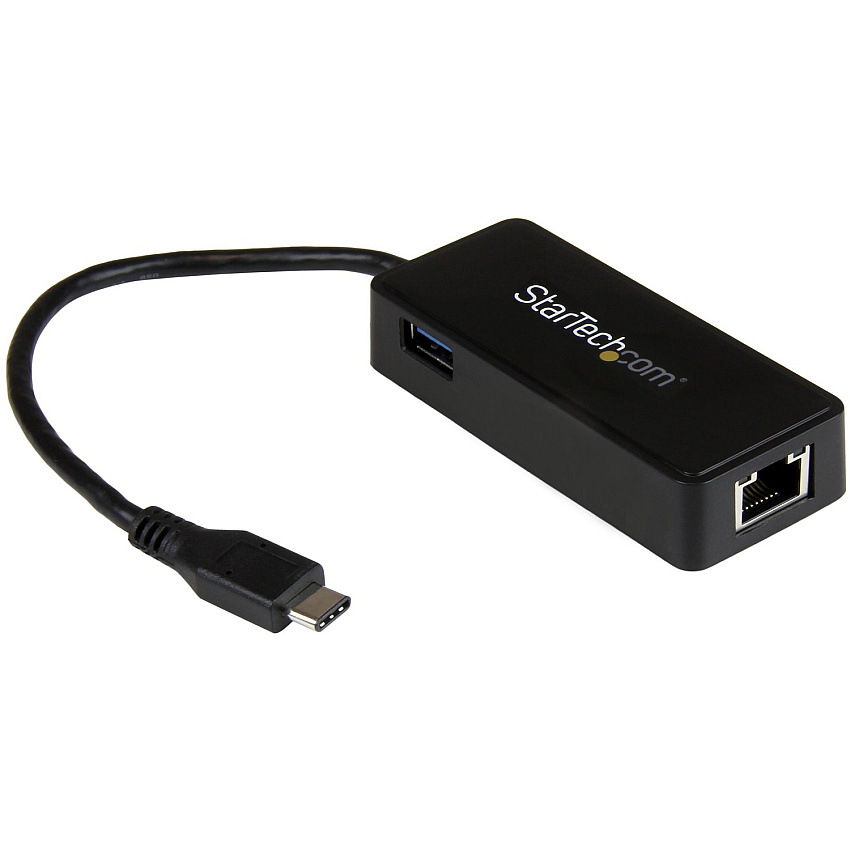 StarTech Usb-c To Gbe Adapter W/ Extra Usb Port (US1GC301AU)