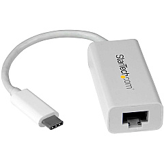 StarTech Usb-c To Gigabit Network Adapter - Usb 3.2 Gen 1 (5 Gbps) - Usb Type-c Ethernet Adapter With Native Driver Support - Usb Powered - White (US1GC30W)