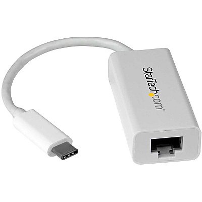 StarTech Usb-c To Gigabit Network Adapter - Usb 3.2 Gen 1 (5 Gbps) - Usb Type-c Ethernet Adapter With Native Driver Support - Usb Powered - White (US1GC30W)