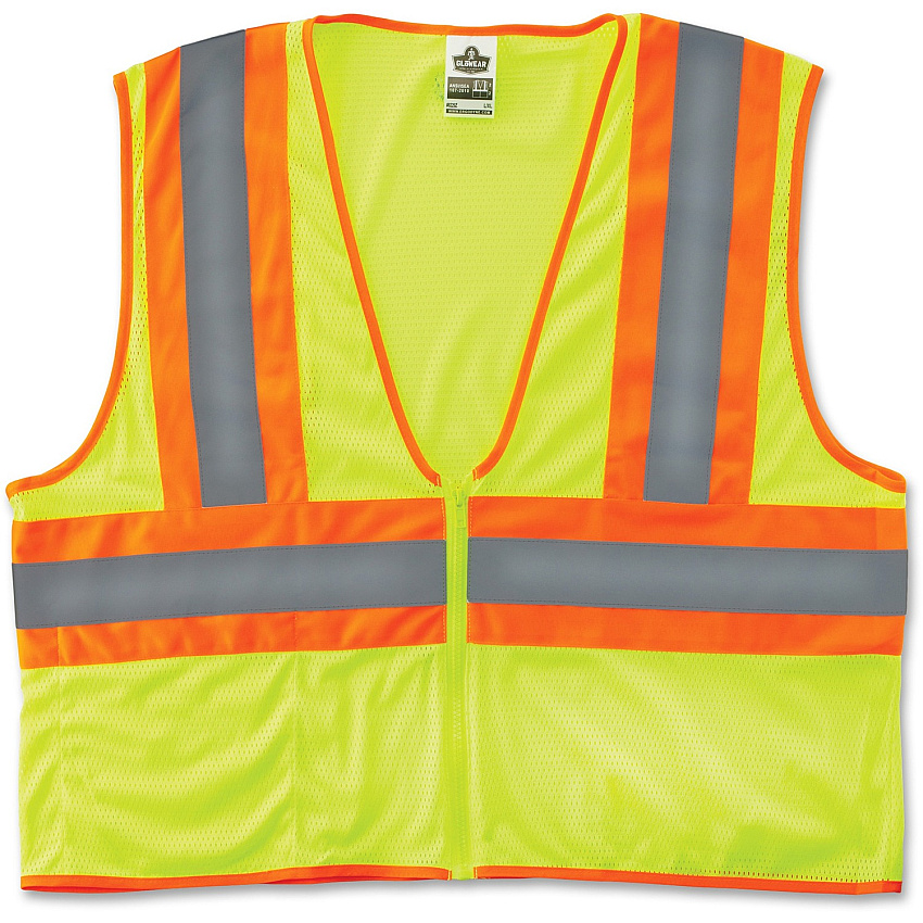GloWear Class 2 Two-tone Lime Vest (EGO21295)