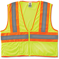 GloWear Class 2 Two-tone Lime Vest (EGO21297)