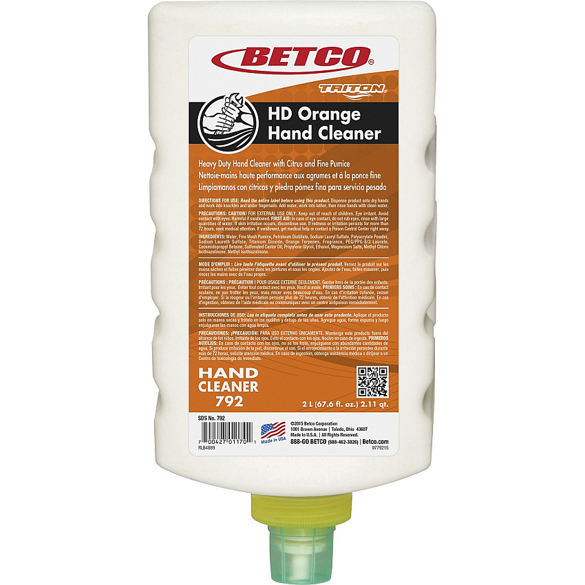 Betco Heavy Duty Citrus Skin Cleanser (BET7926200)