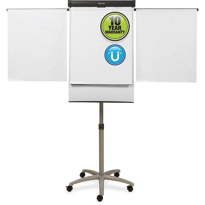 Quartet Compass Nano-Clean Magnetic Mobile Presentation Easel (QRTECM32EU)