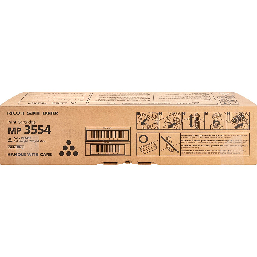 Ricoh Original Laser Toner Cartridge - Black - 1 Each (RIC842124)