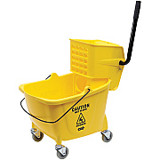 Genuine Joe 35-quart Side Press Mop Bucket & Wringer Combo (GJO02347)