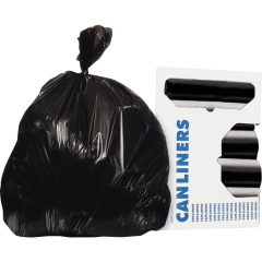 Heritage AccuFit 1.3mil Black Can Liners (H5645PKR01)