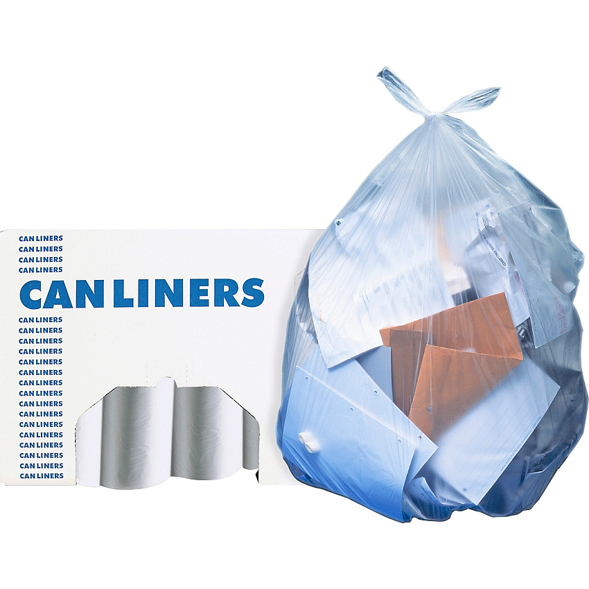 Heritage AccuFit .9mil Clear Can Liners (HERH8053TCR01)