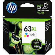 HP 63XL Original High Yield Inkjet Ink Cartridge - Tri-color - 1 Pack (HEWF6U63AN)