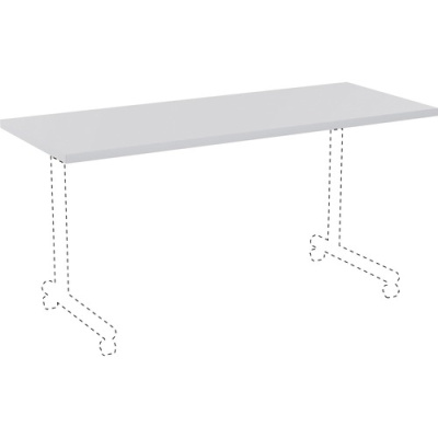 Lorell Rectangular Invent Tabletop - Light Gray (62571)