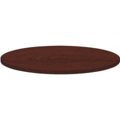 Lorell Round Invent Tabletop - Mahogany (62574)