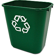 Rubbermaid Commercial Deskside Recycling Container (RCP295606GN)
