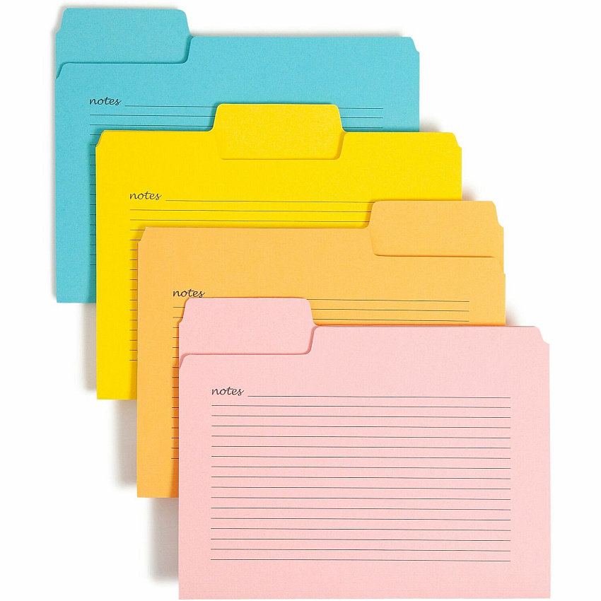 Smead SuperTab 1/3 Tab Cut Letter Recycled Top Tab File Folder (SMD11650)