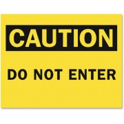 Tarifold Safety Sign Inserts - Caution Do Not Enter (P1949DE)
