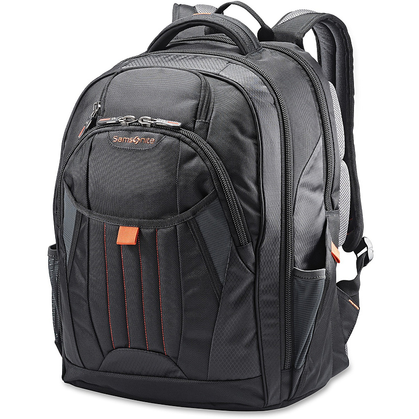 Samsonite Tectonic 2 Carrying Case (Backpack) for 17" iPad Notebook - Black, Orange (663031070)