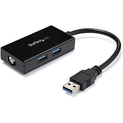 StarTech Usb 3 To Gigabit Network Adapter & Hub (USB31000S2H)