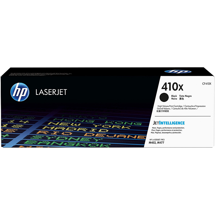 HP 410X Original High Yield Laser Toner Cartridge - Black Pack (HEWCF410X)