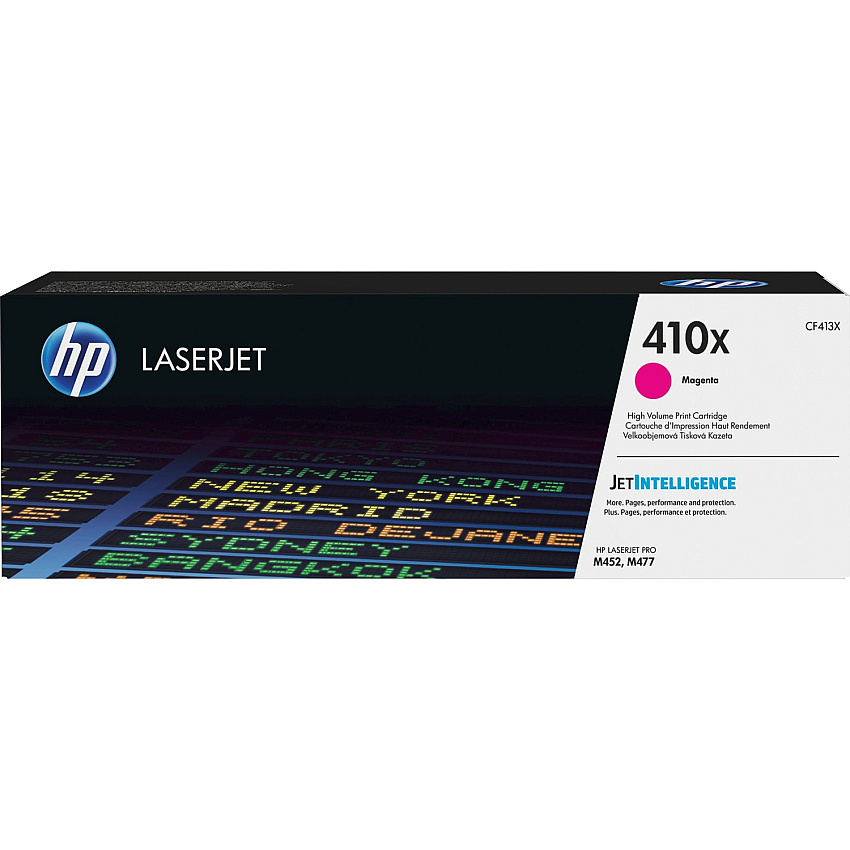 HP 410X (HEWCF413X) Original High Yield Laser Toner Cartridge - Single Pack - Magenta - 1 Each