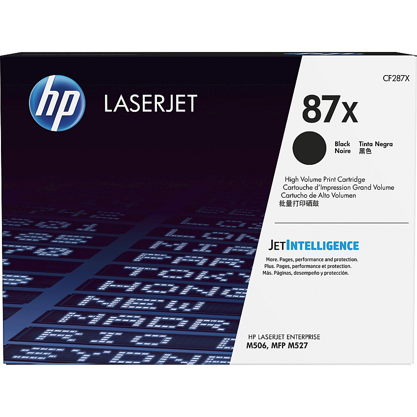HP 87X (HEWCF287X) Original High Yield Laser Toner Cartridge - Single Pack - Black - 1 Each
