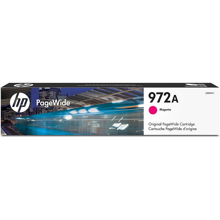 HP 972A (HEWL0R89AN) Original Standard Yield Page Wide Ink Cartridge - Single Pack - Magenta - 1 Each