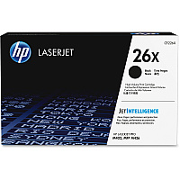 HP 26X Original High Yield Laser Toner Cartridge - Black Pack (HEWCF226X)