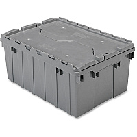 Akro-Mils Attached Lid Storage Container (AKM39085GREY)