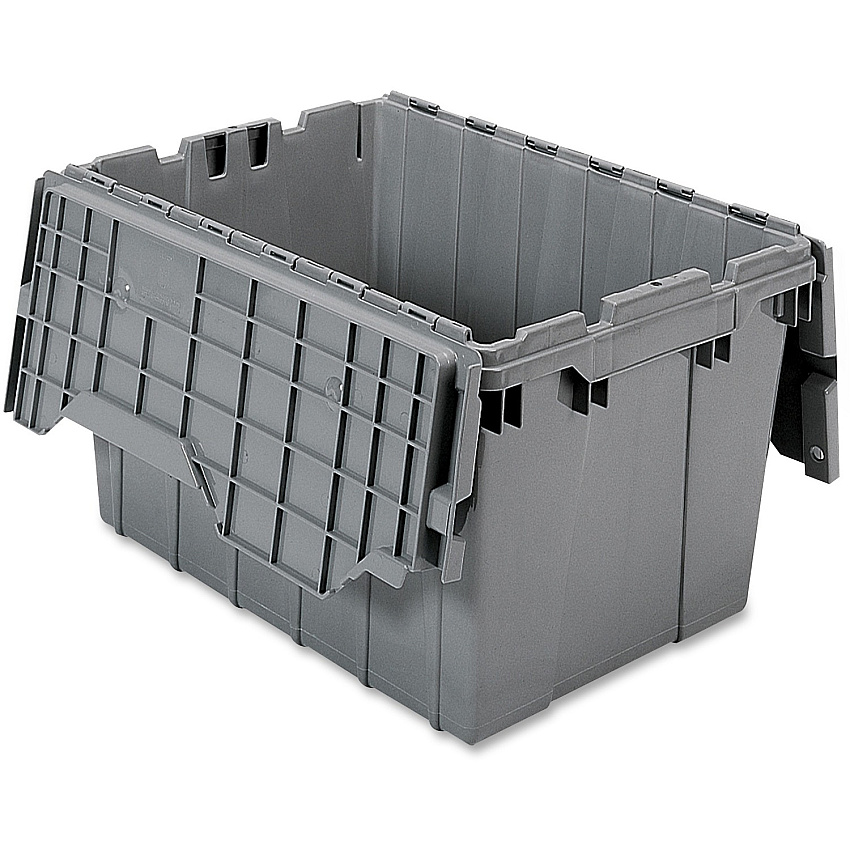 Akro-Mils Attached Lid Storage Container (AKM39120GREY)
