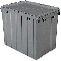 Akro-Mils Attached Lid Storage Container (AKM39170GREY)