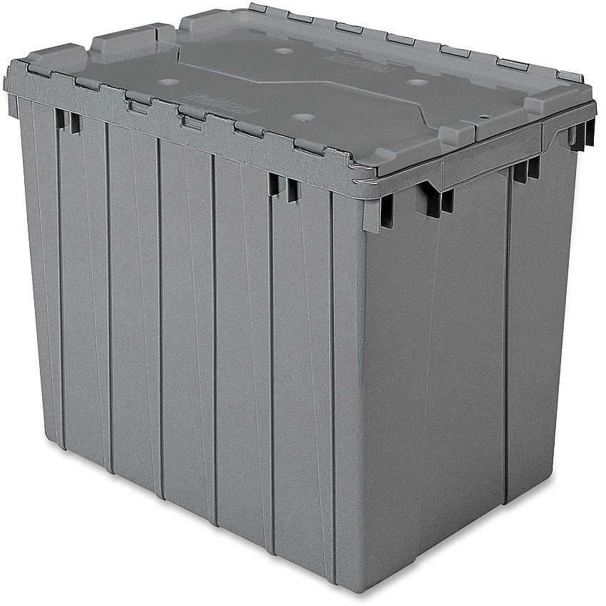 Akro-Mils Attached Lid Storage Container (AKM39170GREY)