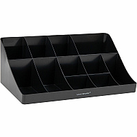 Mind Reader EMS Mind Coffee Condiment Organizer (EMSCOMORGBLK)