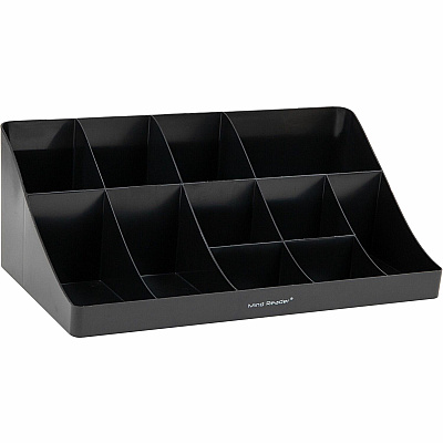 Mind Reader EMS Mind Coffee Condiment Organizer (EMSCOMORGBLK)