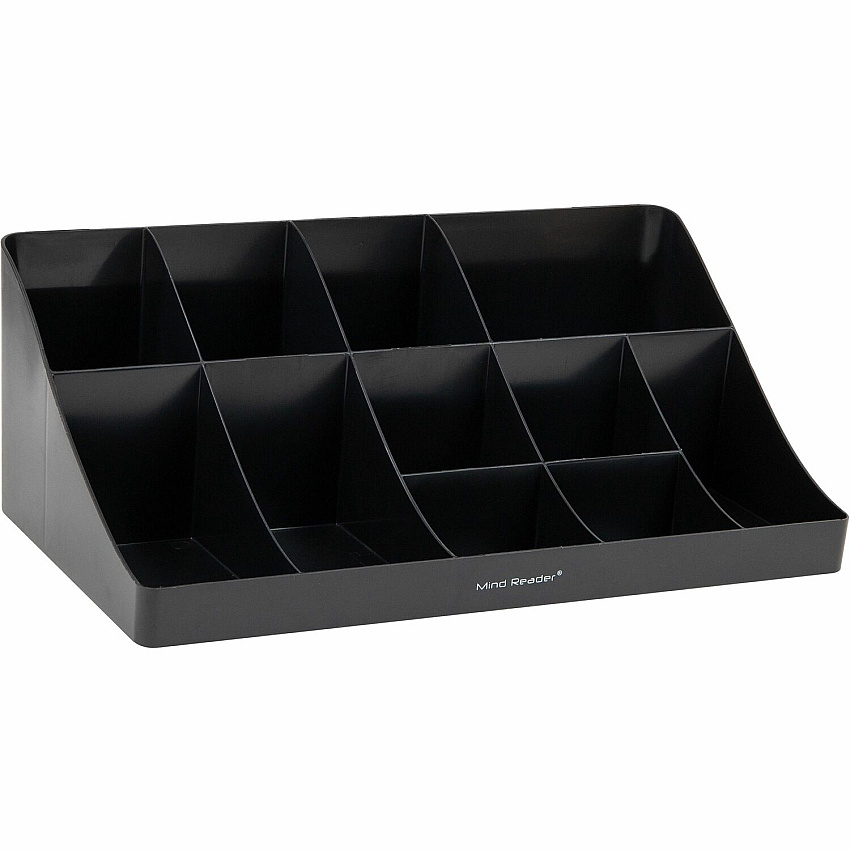 Mind Reader EMS Mind Coffee Condiment Organizer (EMSCOMORGBLK)