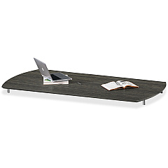 Mayline Gray Laminate Medina Casegoods Collection (MLNMNDT72LGS)