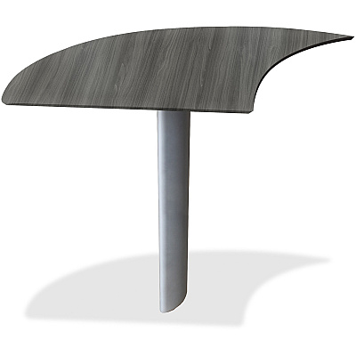 Mayline Medina Curved Desk Extension, Left (MLNMNEXTLLGS)