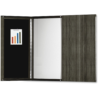 Mayline Gray Laminate Presentation Bulletin Board (MLNMNPBLGS)