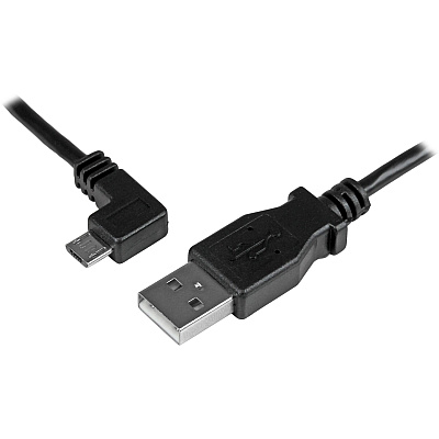 StarTech 3ft Angled Micro-usb Charge & Sync Cable (USBAUB1MLA)