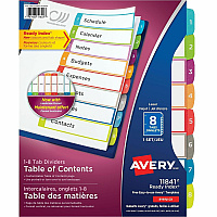 Avery Ready Index Custom TOC Binder Dividers (AVE11841)