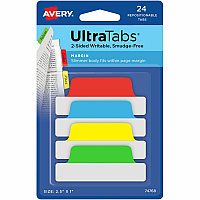 Avery 2-sided Writable Margin Ultra Tabs (AVE74768)