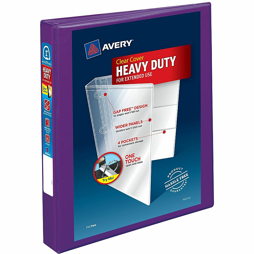 Avery Heavy-Duty View Binders - Locking One Touch EZD Rings (AVE79771)