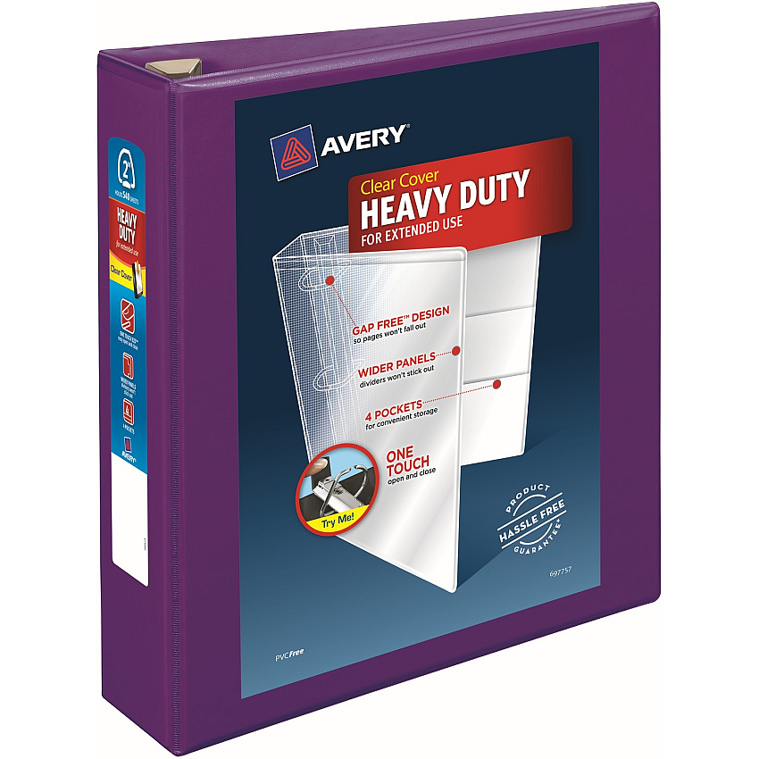 Avery Heavy-Duty View Binders - Locking One Touch EZD Rings (AVE79777)