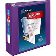 Avery Heavy-Duty View Purple 3" Binder (AVE79810)