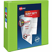 Avery Heavy-Duty View Chartreuse 4" Binder (AVE79812)