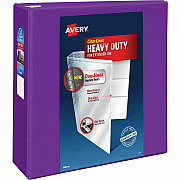 Avery Heavy-Duty View Purple 4" Binder (AVE79813)