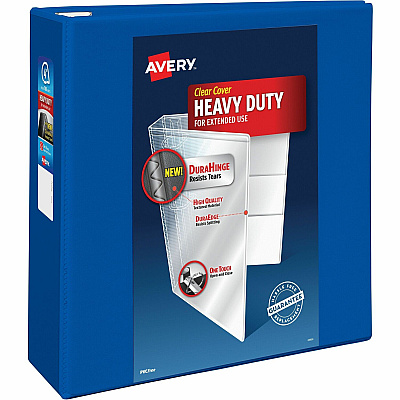 Avery Heavy-Duty View Pacific Blue 4" Binder (AVE79814)