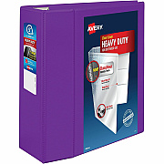 Avery Heavy-Duty View Purple 5" Binder (AVE79816)
